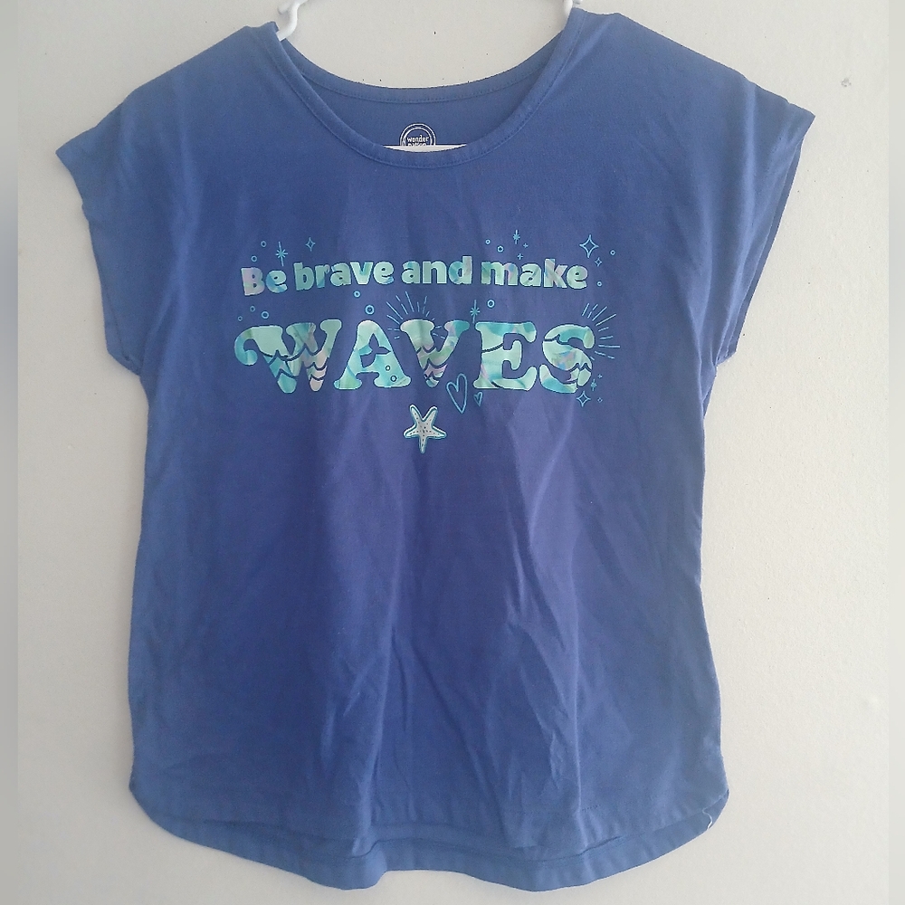 Wonder Nation Blue Short Sleeve Tee (0326)